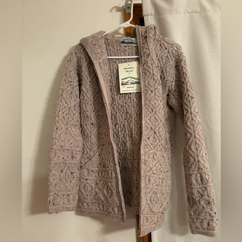 Merino Wool Hooded Sweater